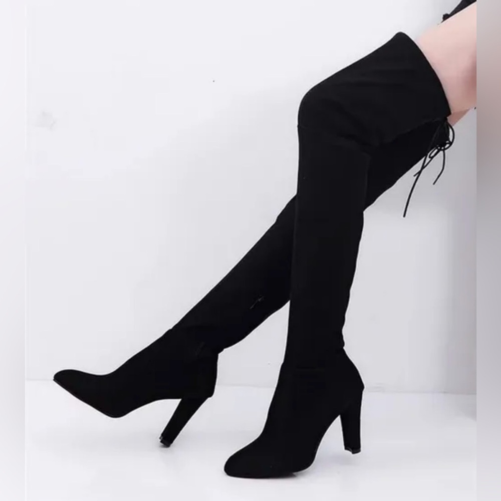 ASOS Black Over-the-Knee Boots
